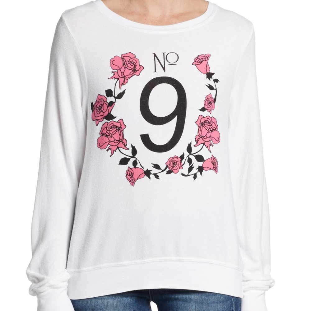 Wildfox Couture No.9 Tea Rose Jumper Sweater